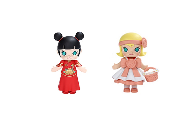 泡泡玛特 POP MART POP MART Molly Wedding Flower Girl Series Hidden Edition January Princess Blind Box