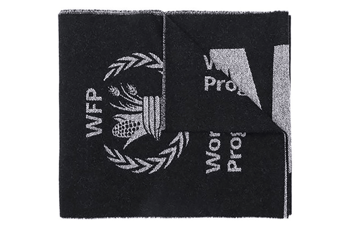 Balenciaga Logo Wool Scarf