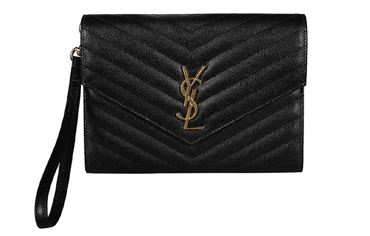 SAINT LAURENT/圣罗兰 Saint Laurent Monogram Leather Clutch