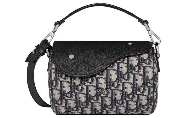Dior Saddle Bag Mini Beige/Black