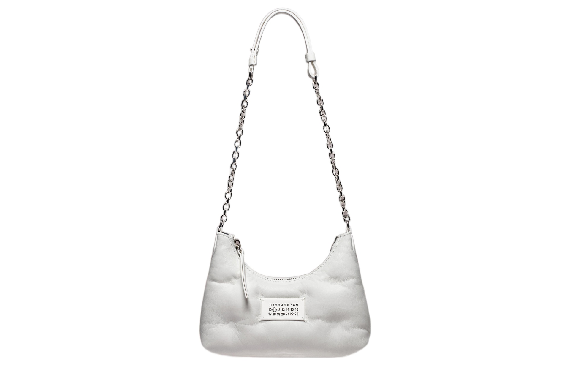 Maison Margiela/马吉拉 Maison Margiela Mini Quilted Leather Shoulder Bag White