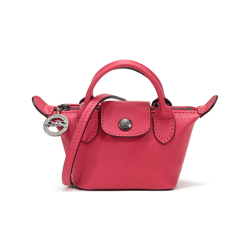 LONGCHAMP/珑骧 Longchamp Le Pliage Cuir Mini Red