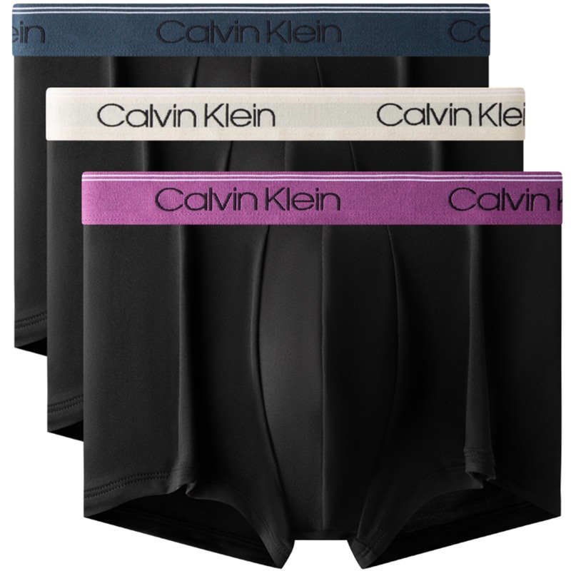 Calvin Klein Boxer Briefs 3-Pack Space Black