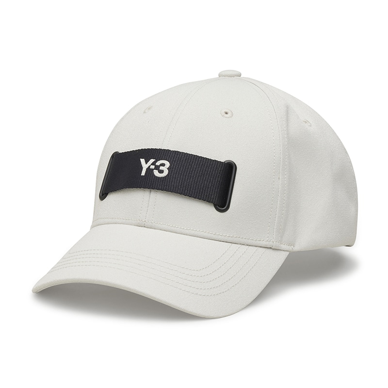Y-3 Wide Brim Strap Cap White