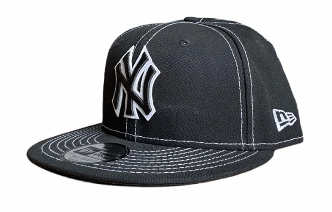 New Era Denim Logo Cap Black