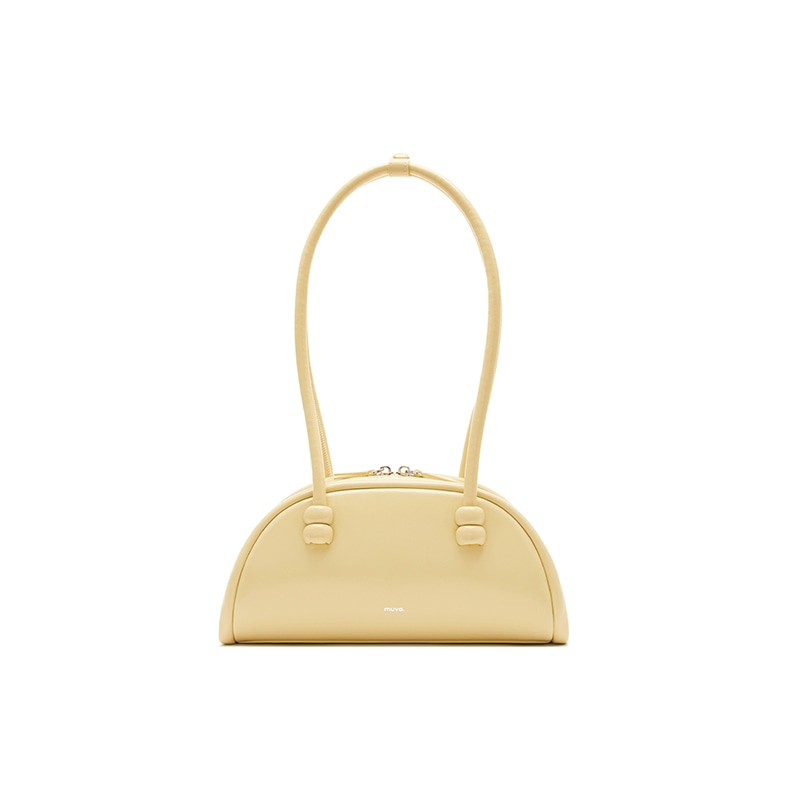 MUVA Boston Bag Cream Yellow/White