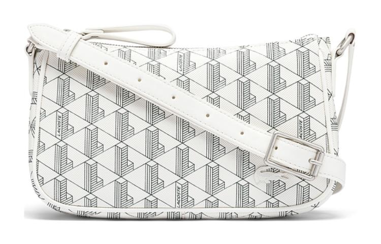 Lacoste Baguette Crossbody Bag White