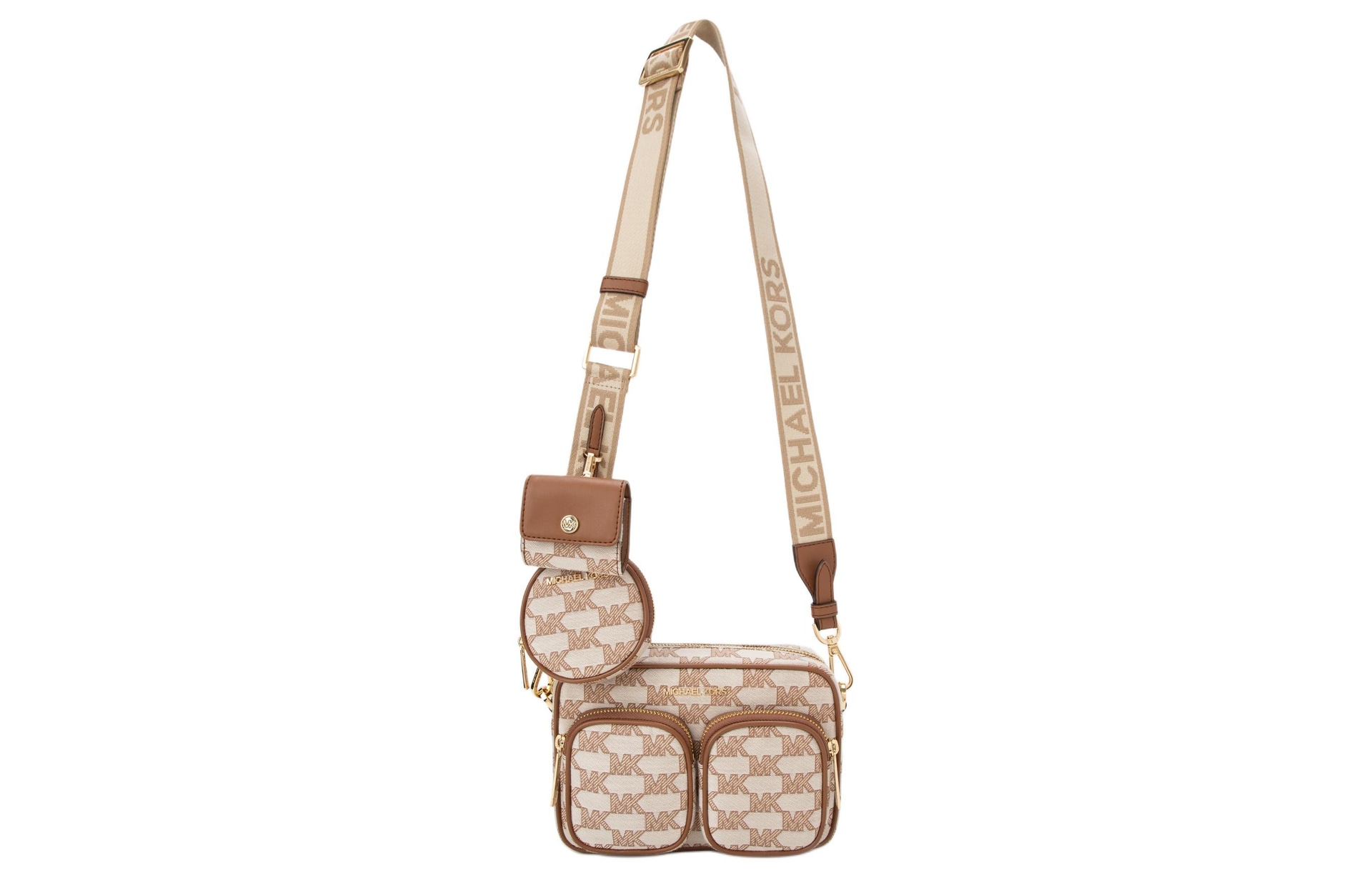 MICHAEL KORS 迈克高仕 Michael Kors Jet Set Camera Bag Beige Brown