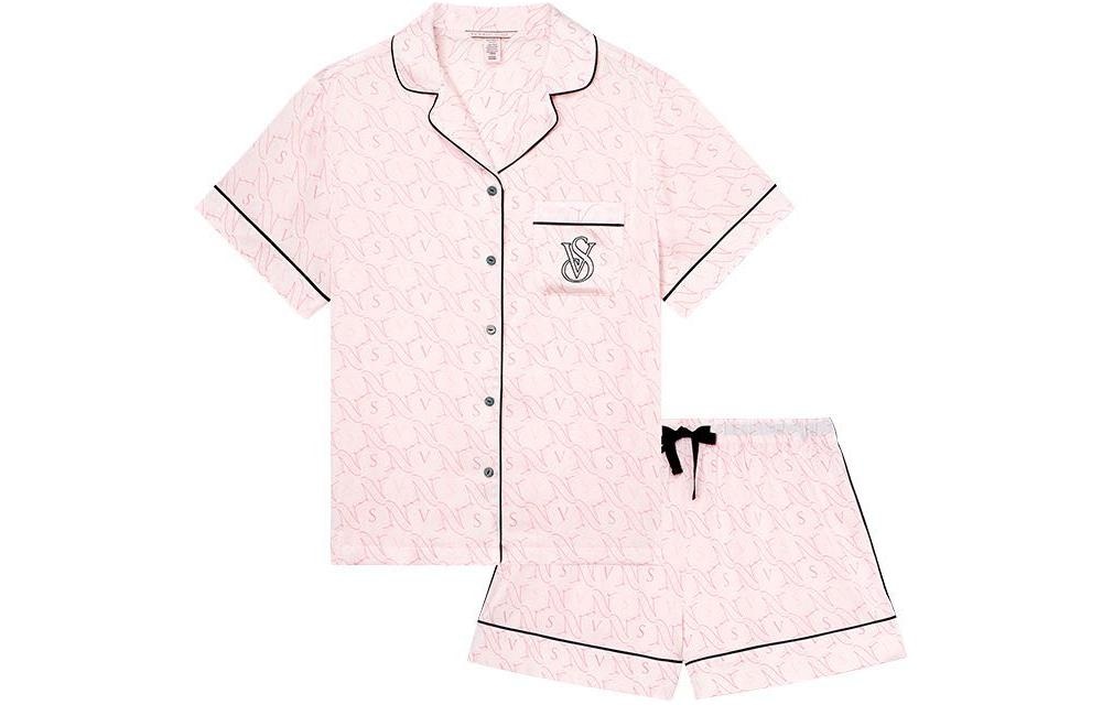 Victoria's Secret/维多利亚的秘密 Victoria's Secret Silk Print Pajama Set