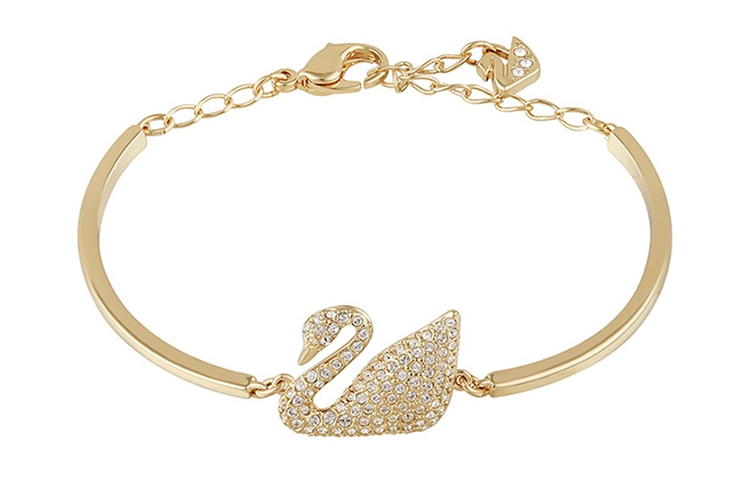 Swarovski/施华洛世奇 Swarovski Swan Bracelet Gold