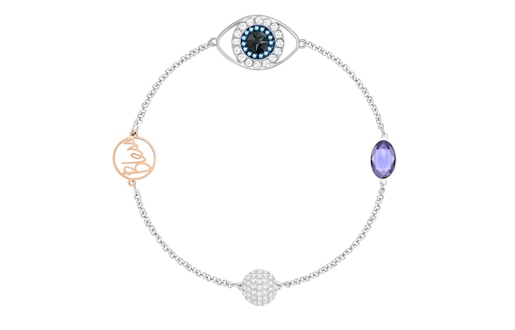 Swarovski/施华洛世奇 Swarovski Remix Evil Eye Bracelet Silver