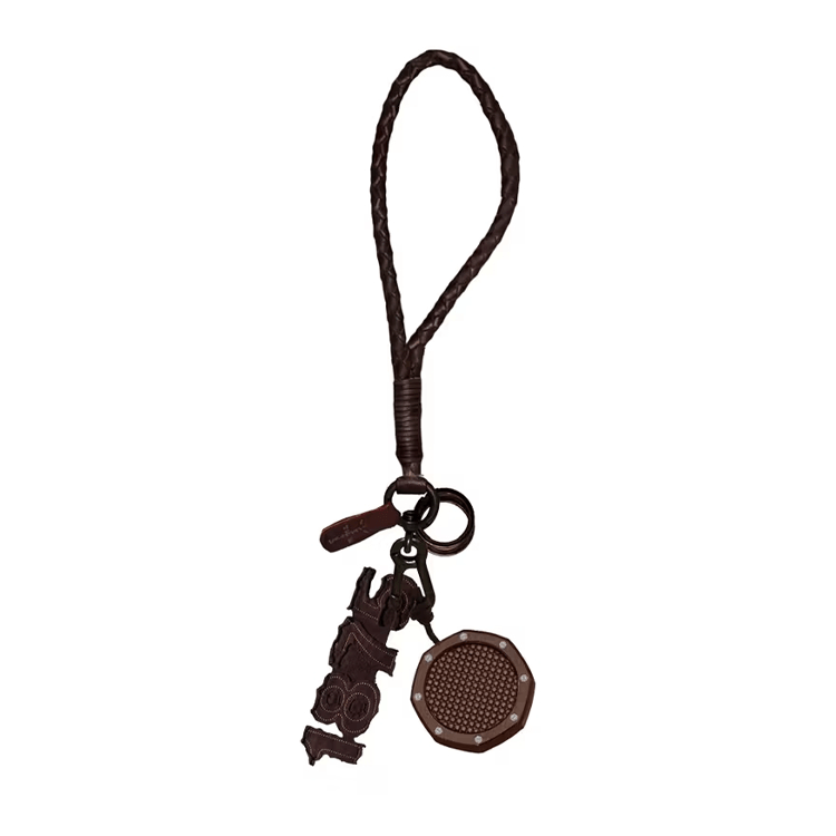 Travis Scott Logo Keychain Brown