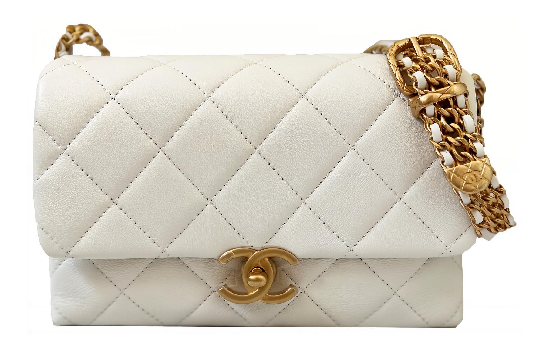 Chanel Mini Shoulder Bag White