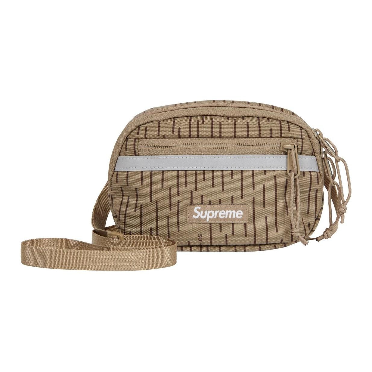 Supreme Mini Nylon Crossbody Bag Brown