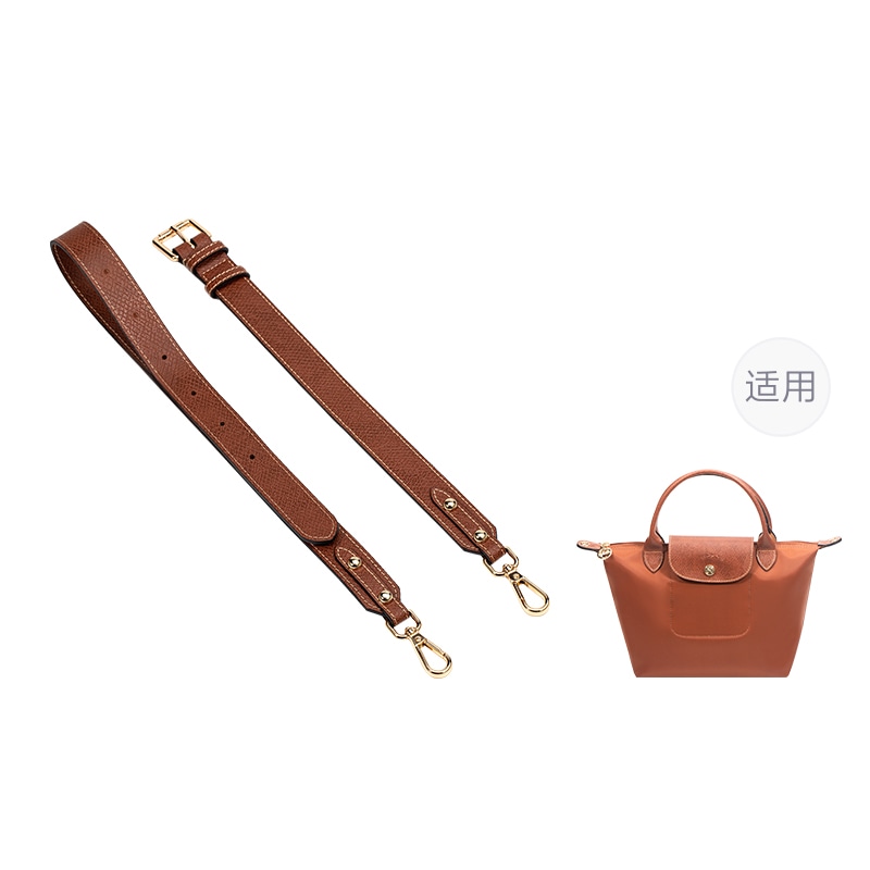 FANJI Longchamp Small Strap Brown