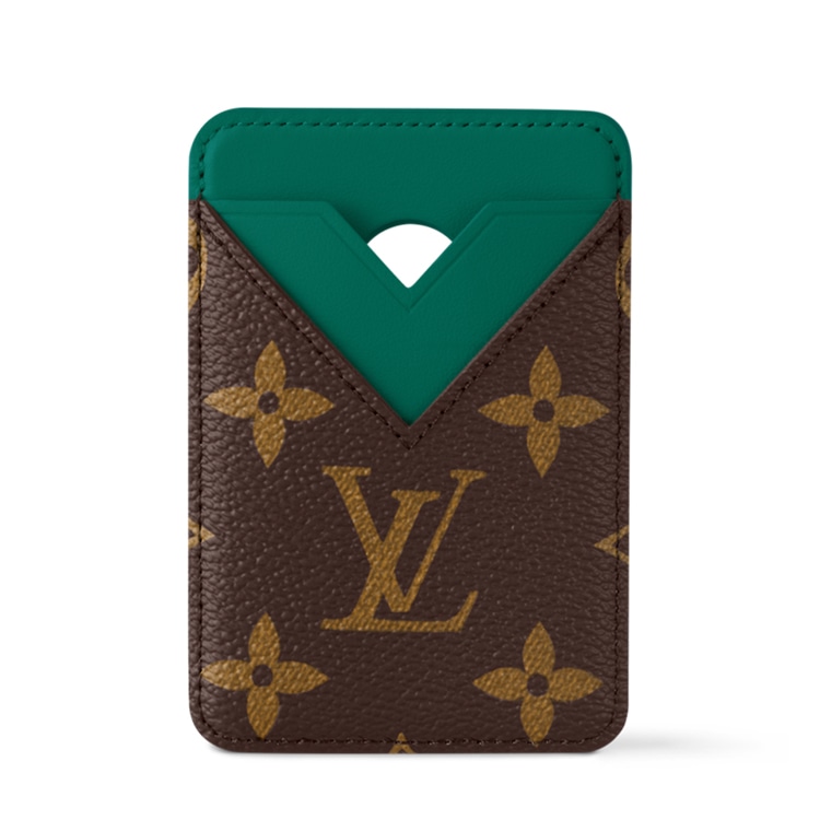 LOUIS VUITTON/路易威登 Louis Vuitton Card Holder Borneo Green