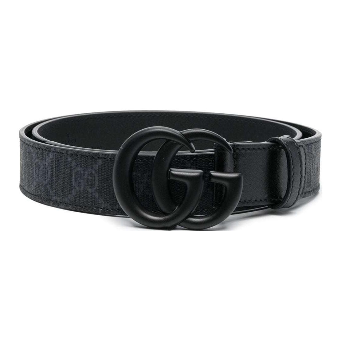 GUCCI/古驰 Gucci Leather Belt Black