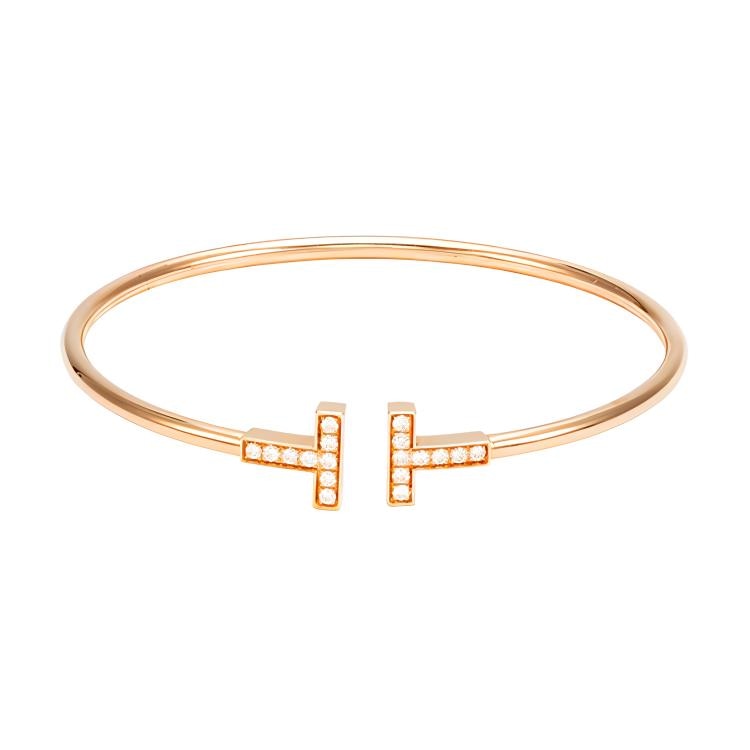 TIFFANY & CO./蒂芙尼 Tiffany & Co. T Series Rose Gold Bracelet