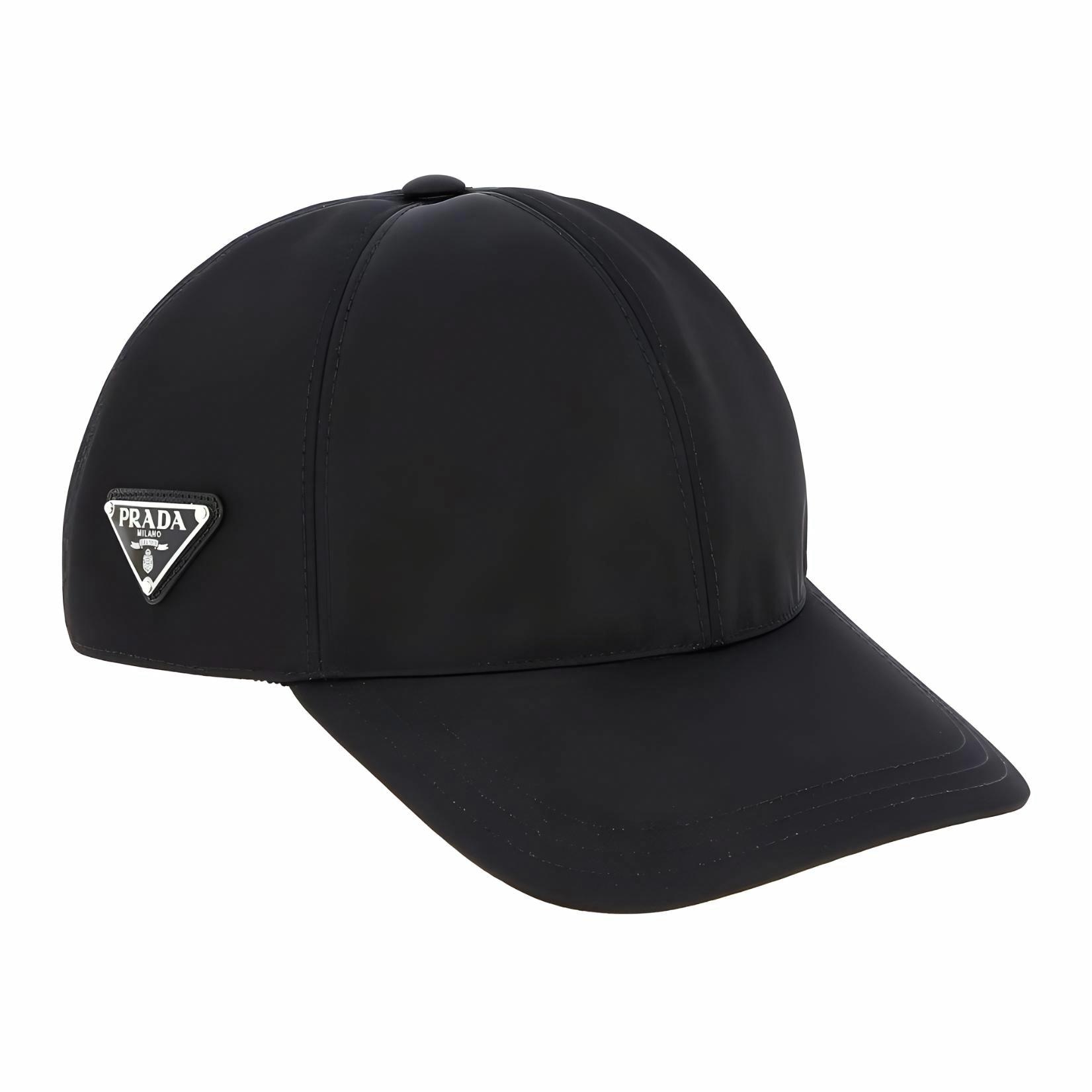 Prada Logo Baseball Cap Black
