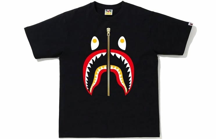 A BATHING APE BAPE Color Shark TEE
