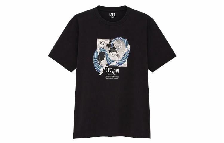 UNIQLO/优衣库 UNIQLO Demon Slayer Series T-Shirt Black