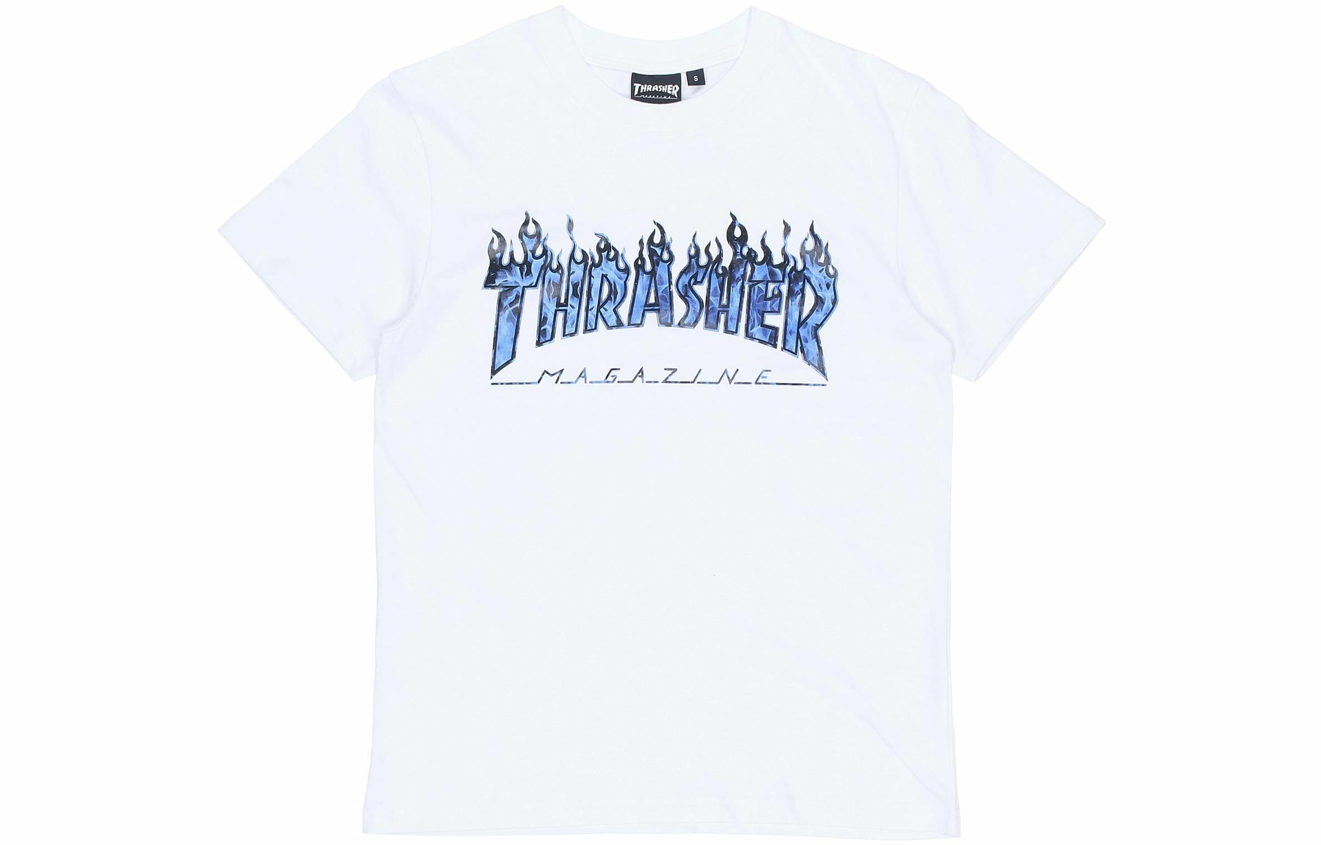 Thrasher Ghost Flame Tee White