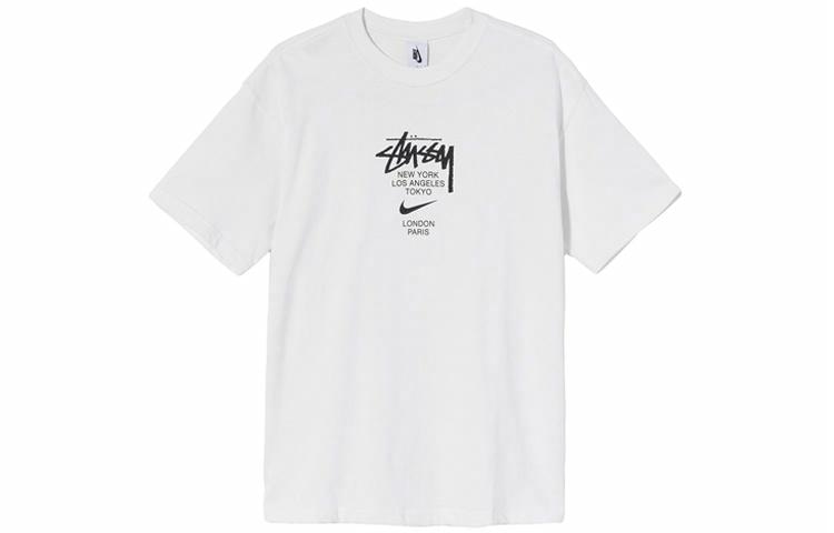 Stussy x Nike Logo T-Shirt White