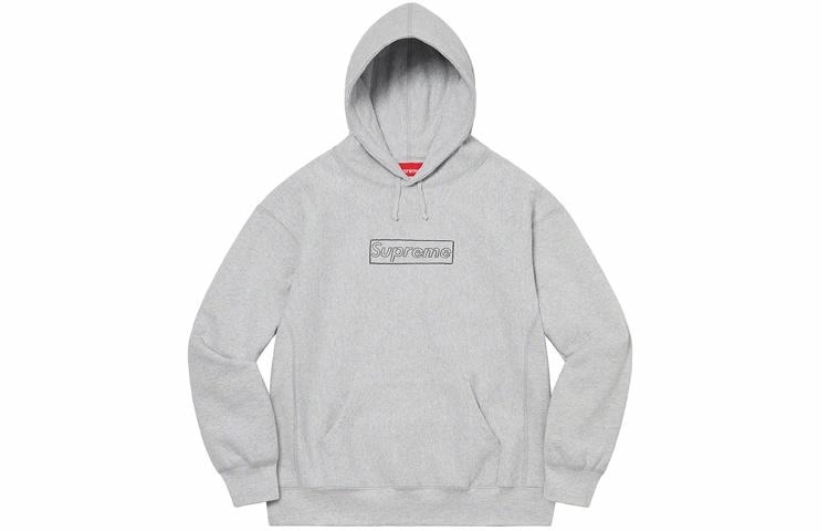 Supreme x KAWS Chalk Logo Hooded Sweatshirt