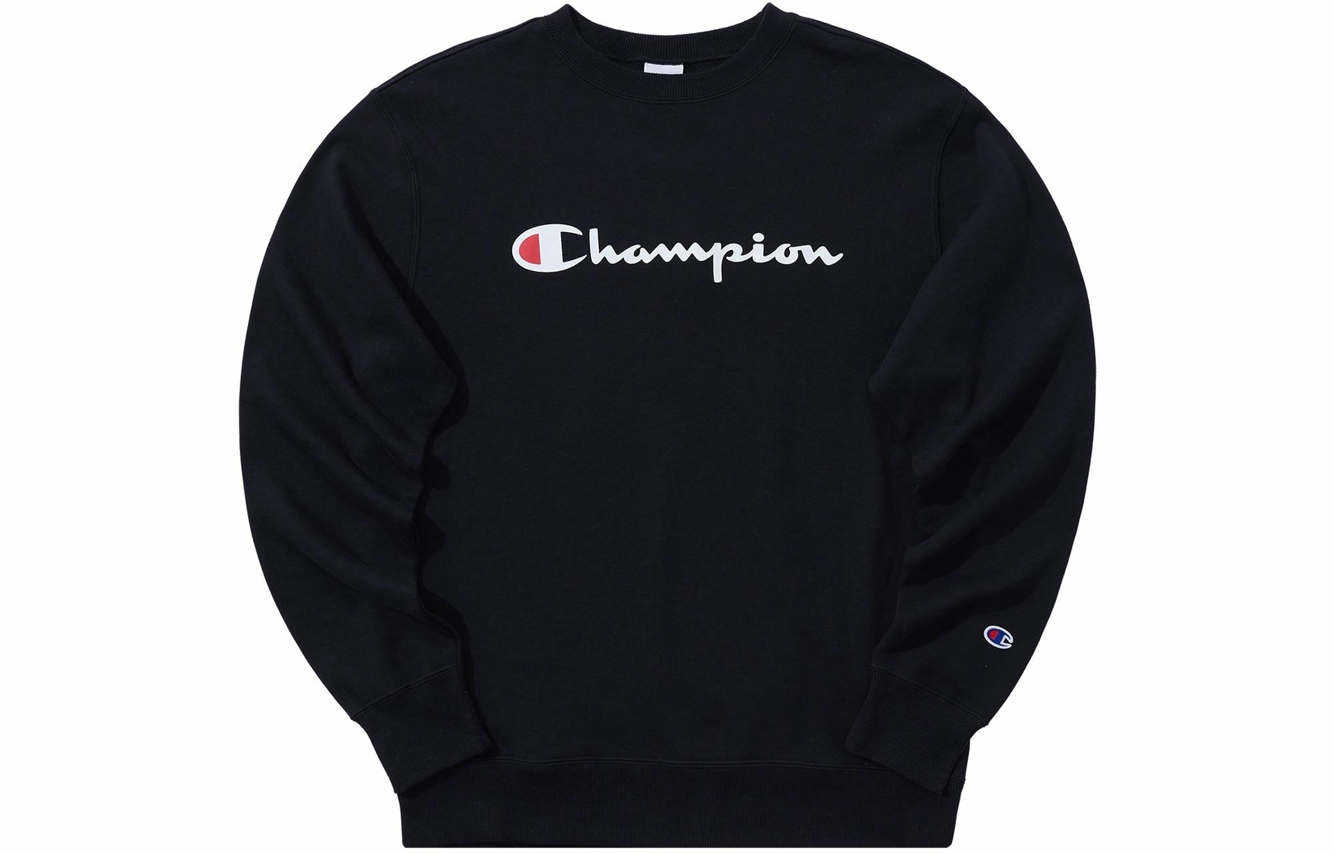 Champion Classic Logo Crewneck Sweatshirt Black
