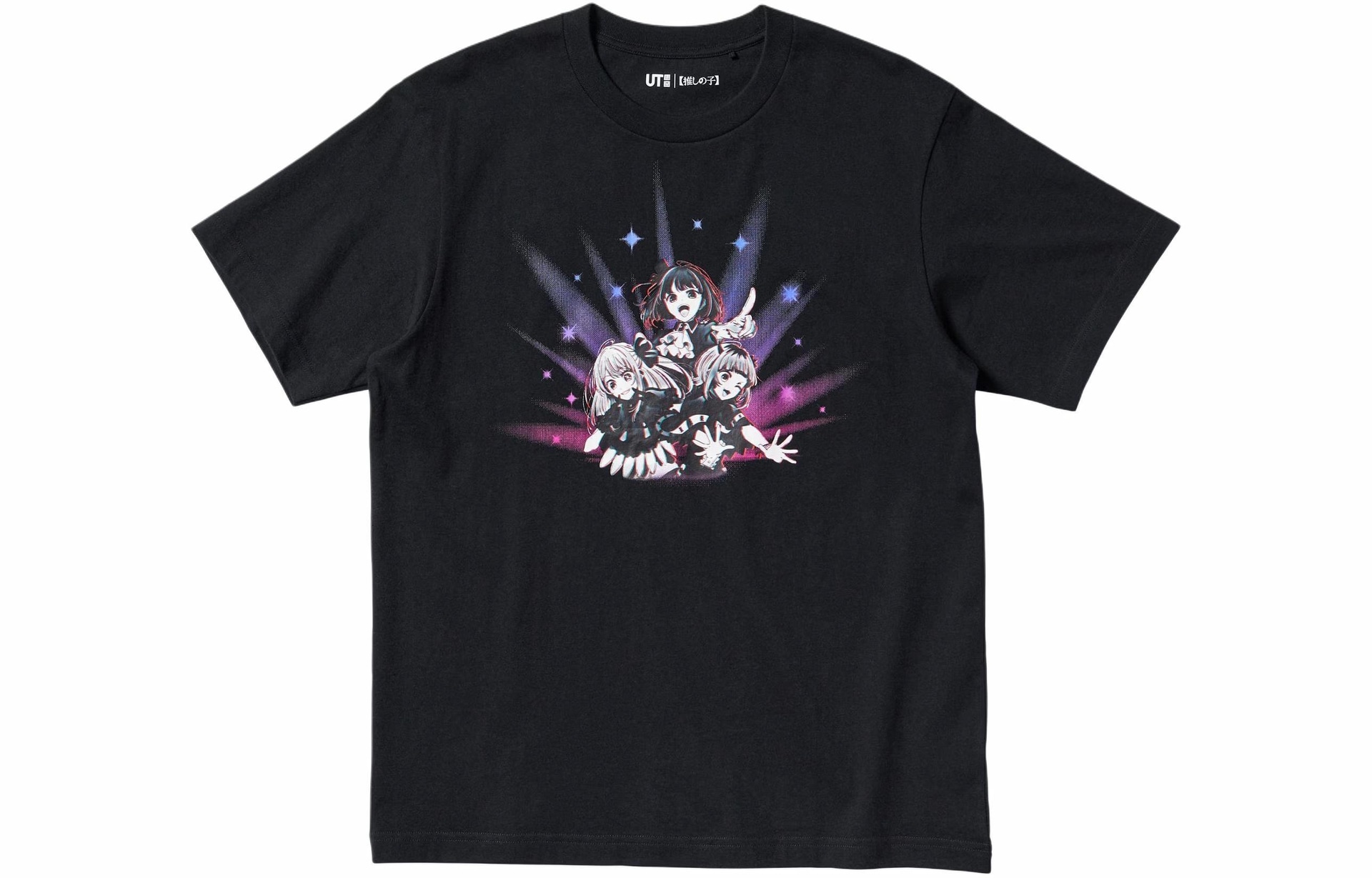 UNIQLO/优衣库 UNIQLO x Oshinoko SS24 Black Tee