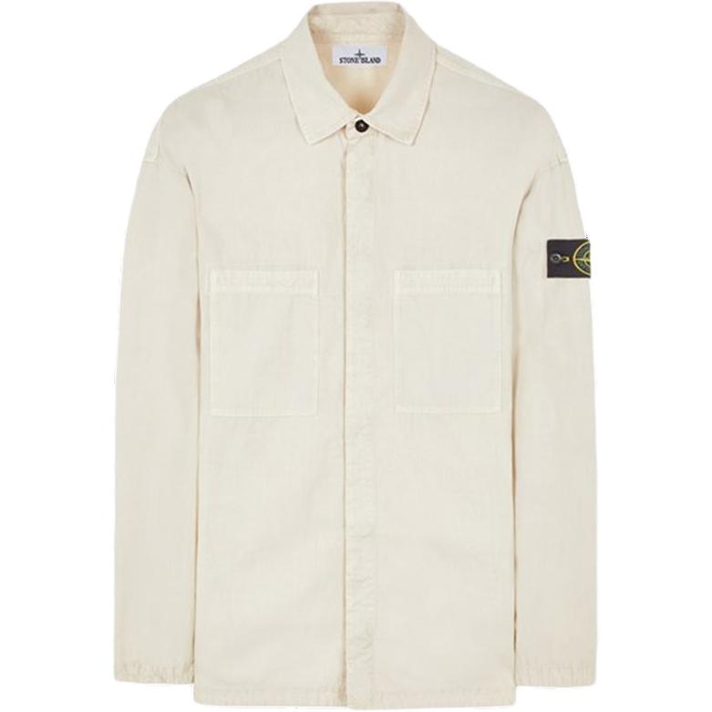 Stone Island Long Sleeve Shirt White