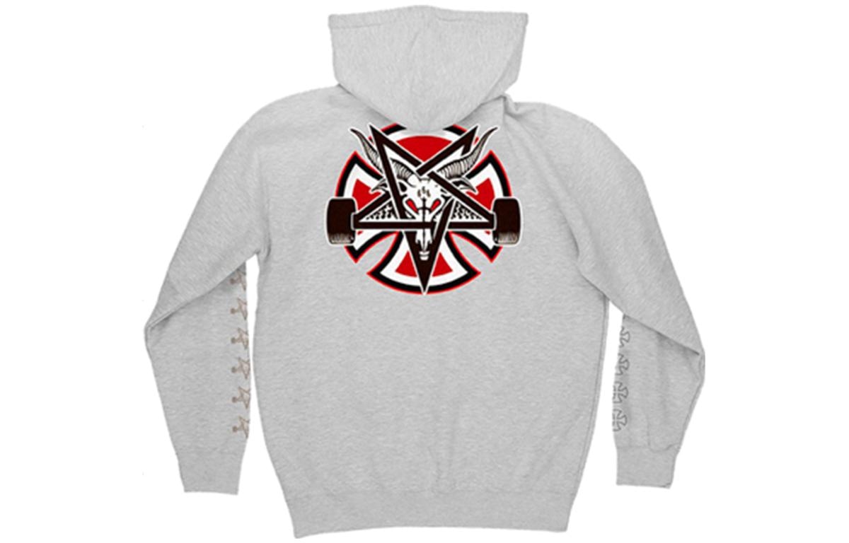 Thrasher Independent Hoodie Grey