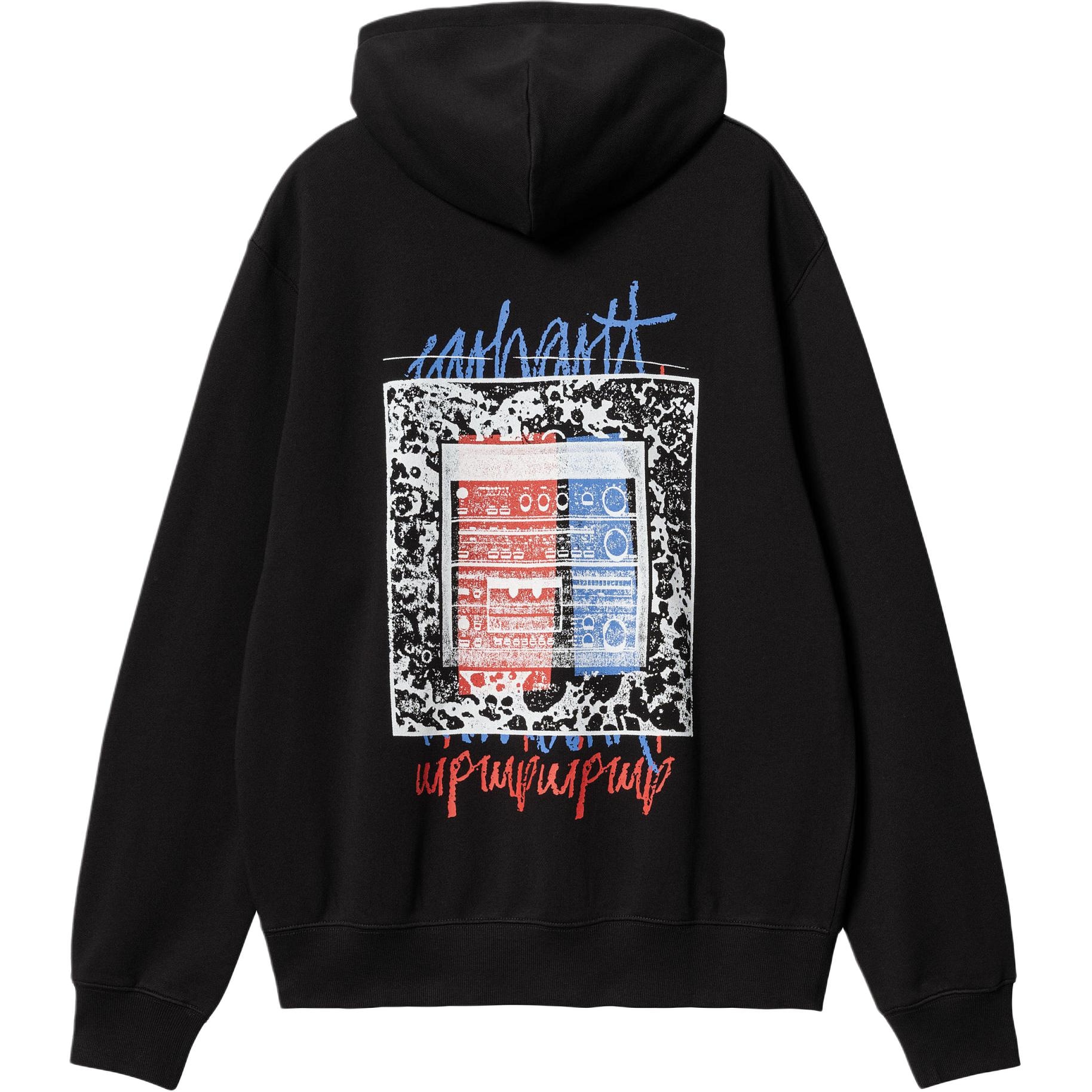 Carhartt WIP Hooded Stereo Sweat Black