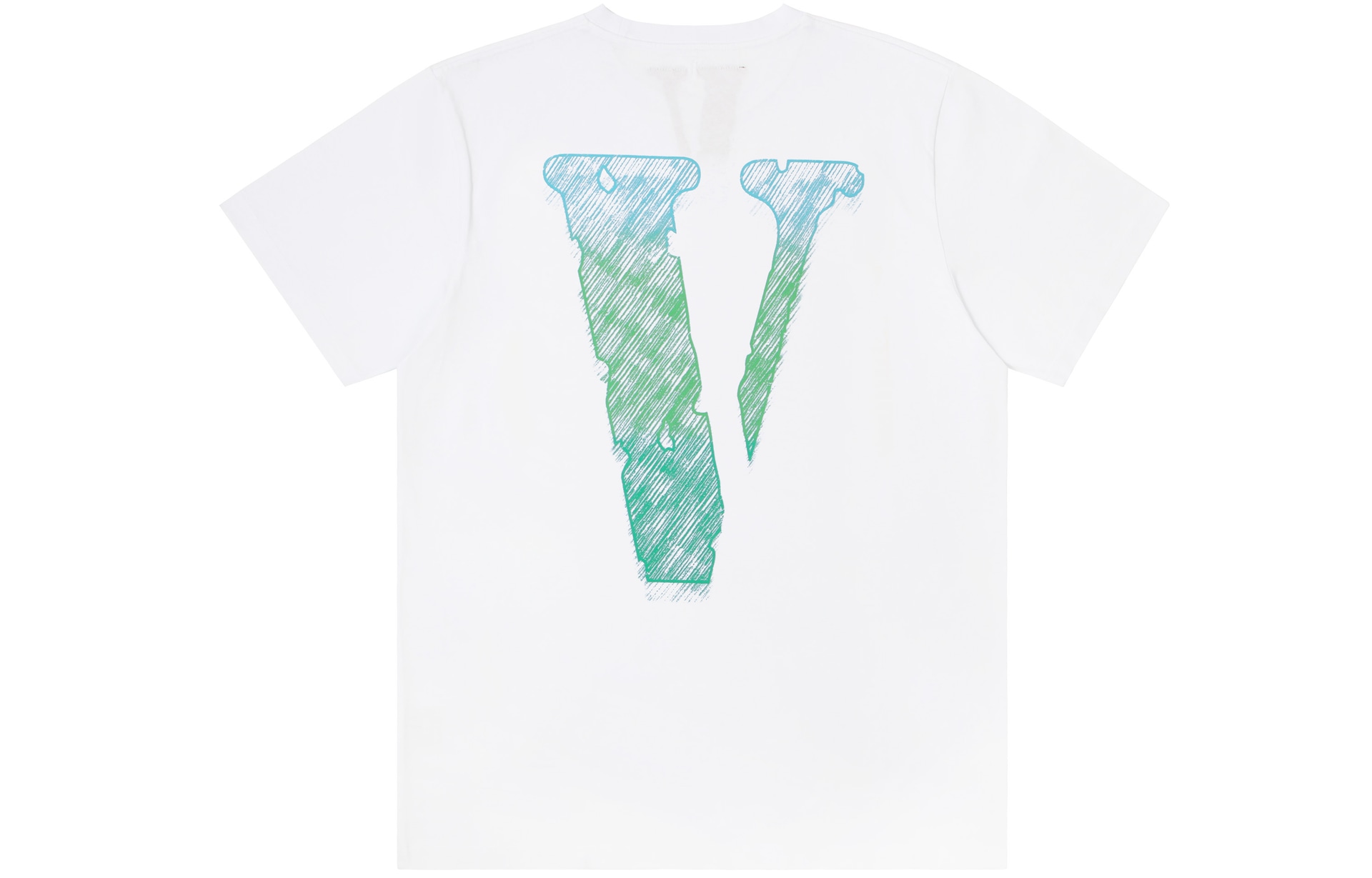 VLONE Staple Summer Gradient Logo Tee White Green