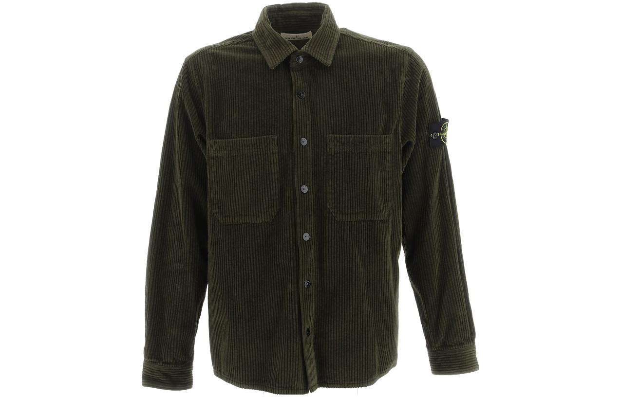 Stone Island Long Sleeve Shirt Green