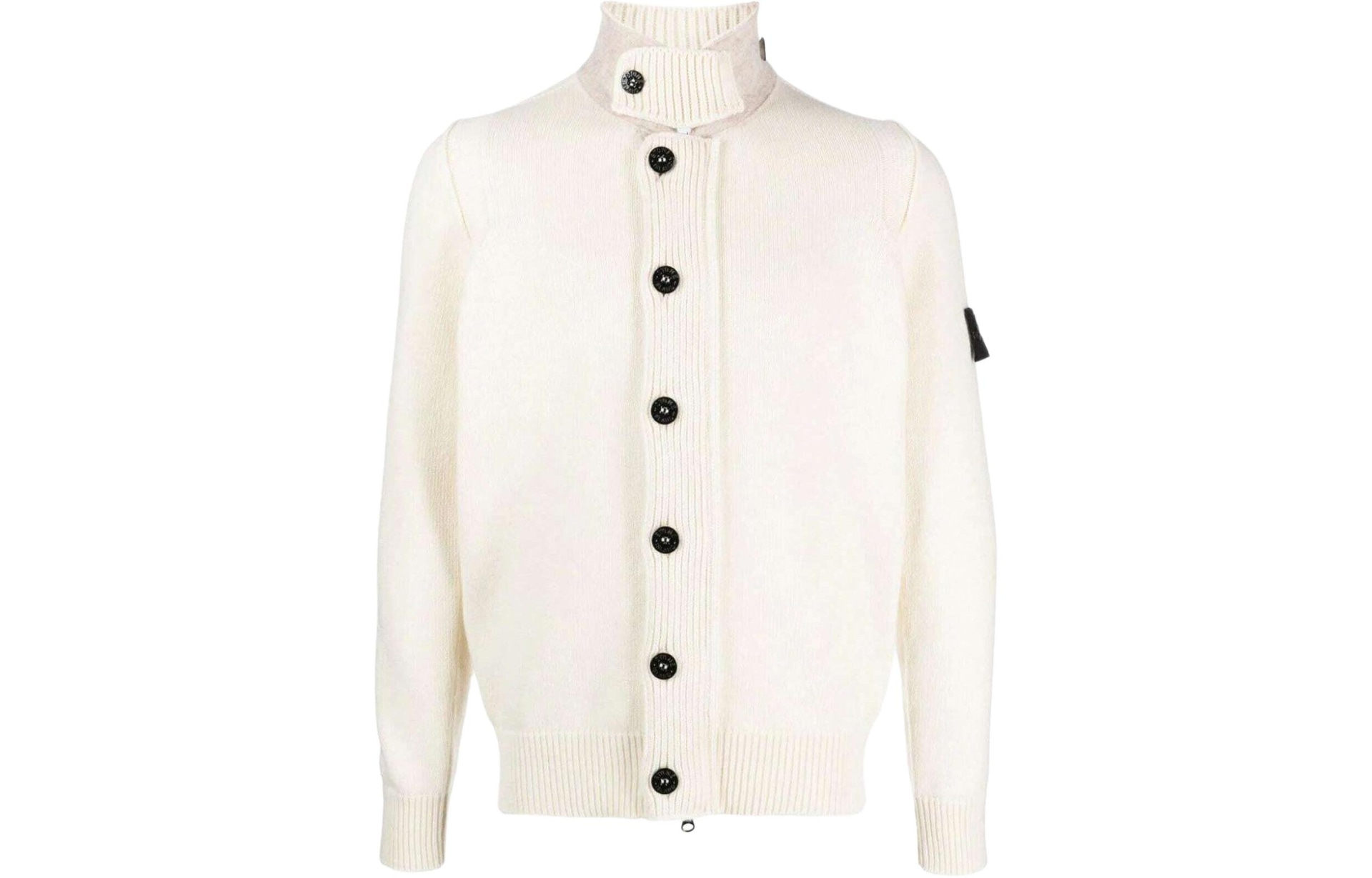 Stone Island Logo Patch Knit Shirt