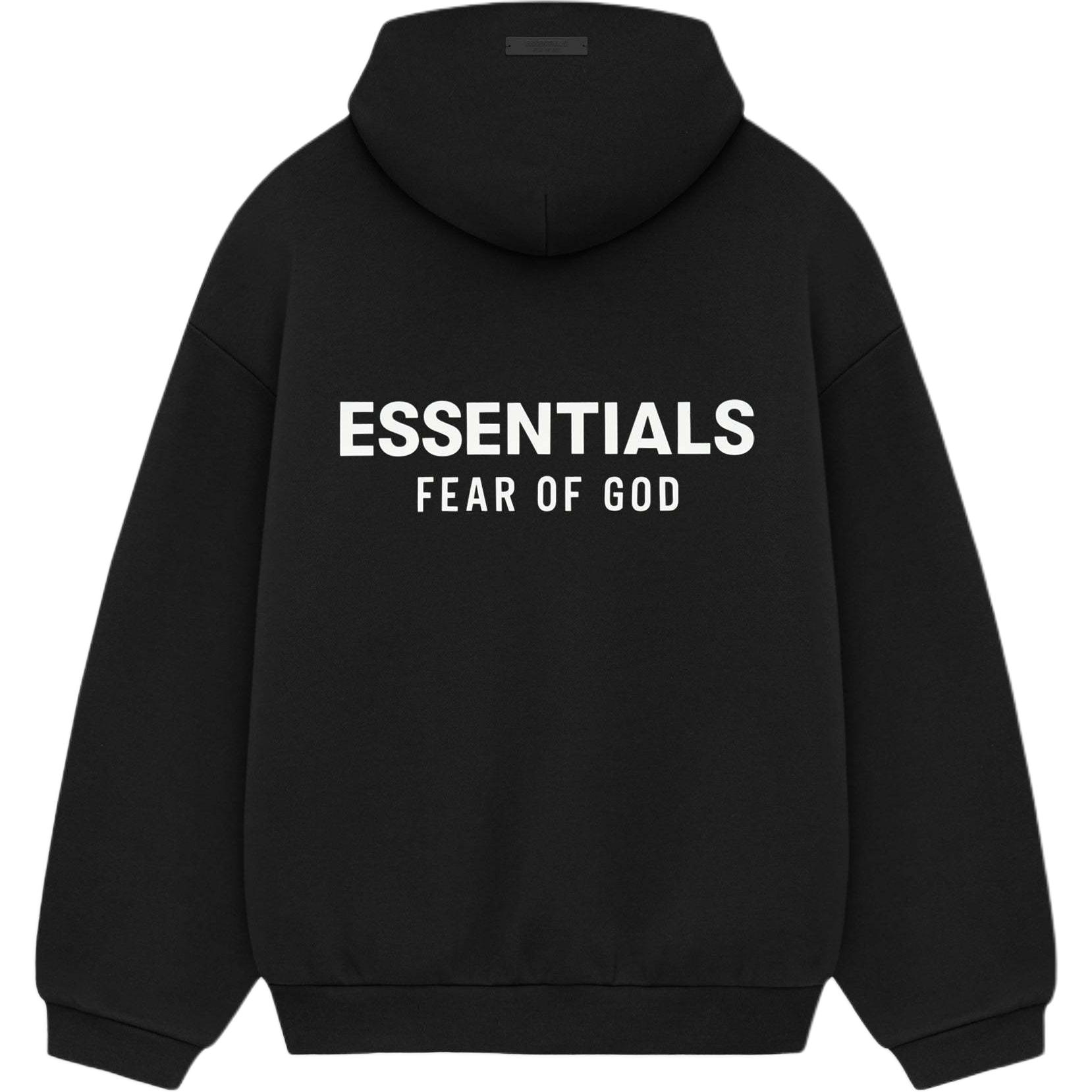 Fear of God Essentials FW24 Holiday Core Hoodie Meteorite Black