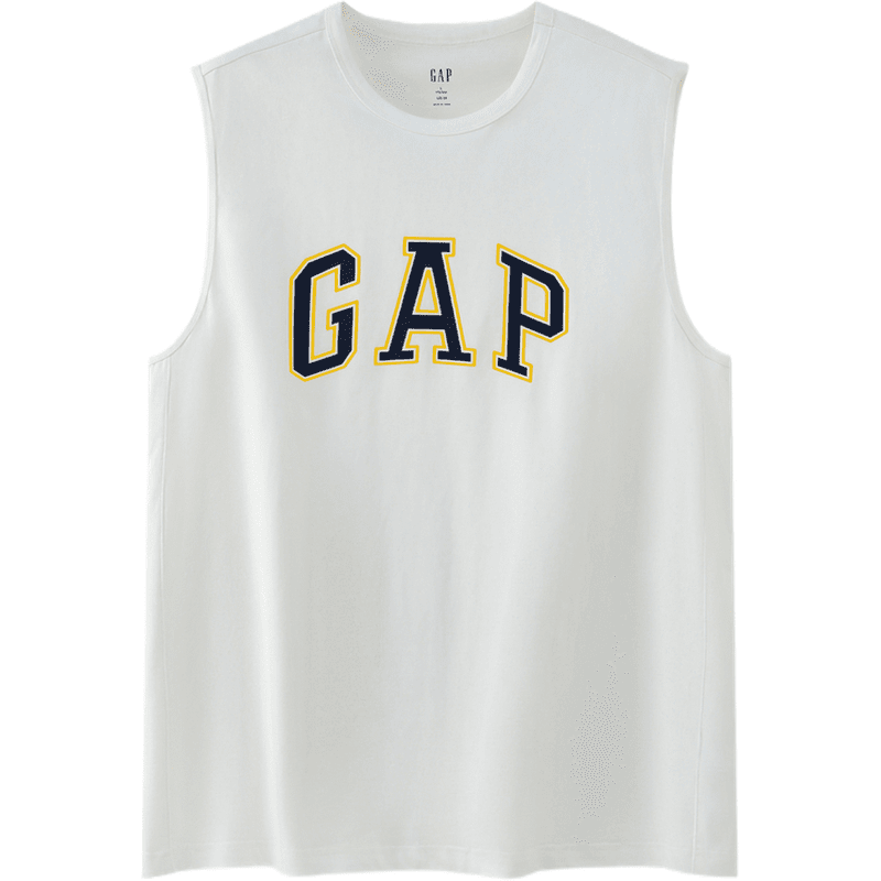 GAP Sleeveless Logo Tank White