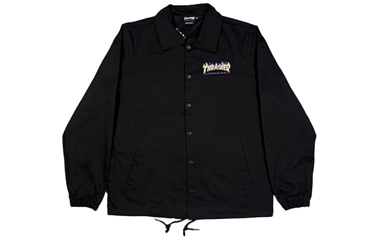 Thrasher Coach Jacket Black