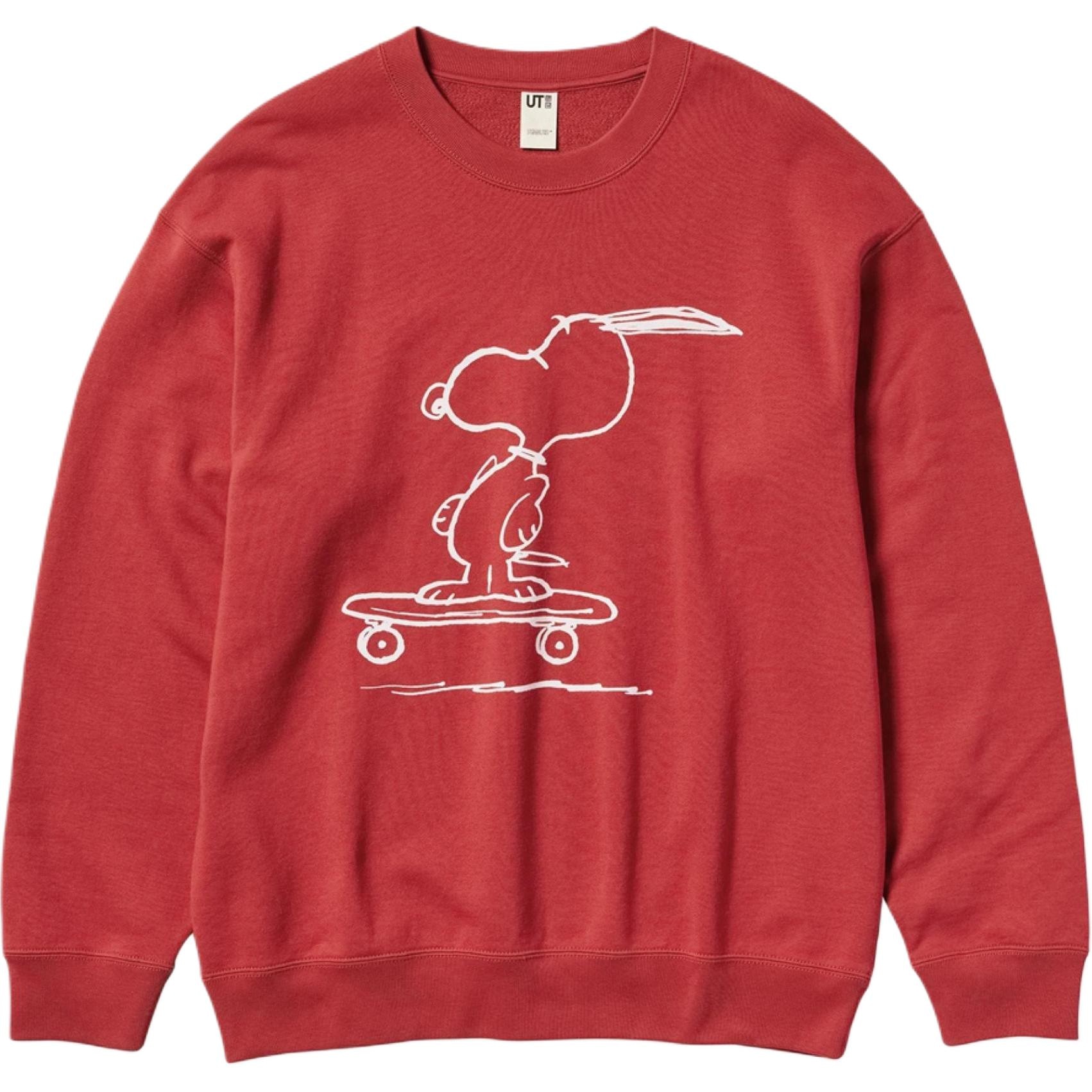 UNIQLO/优衣库 UNIQLO Peanuts Snoopy Red Sweatshirt