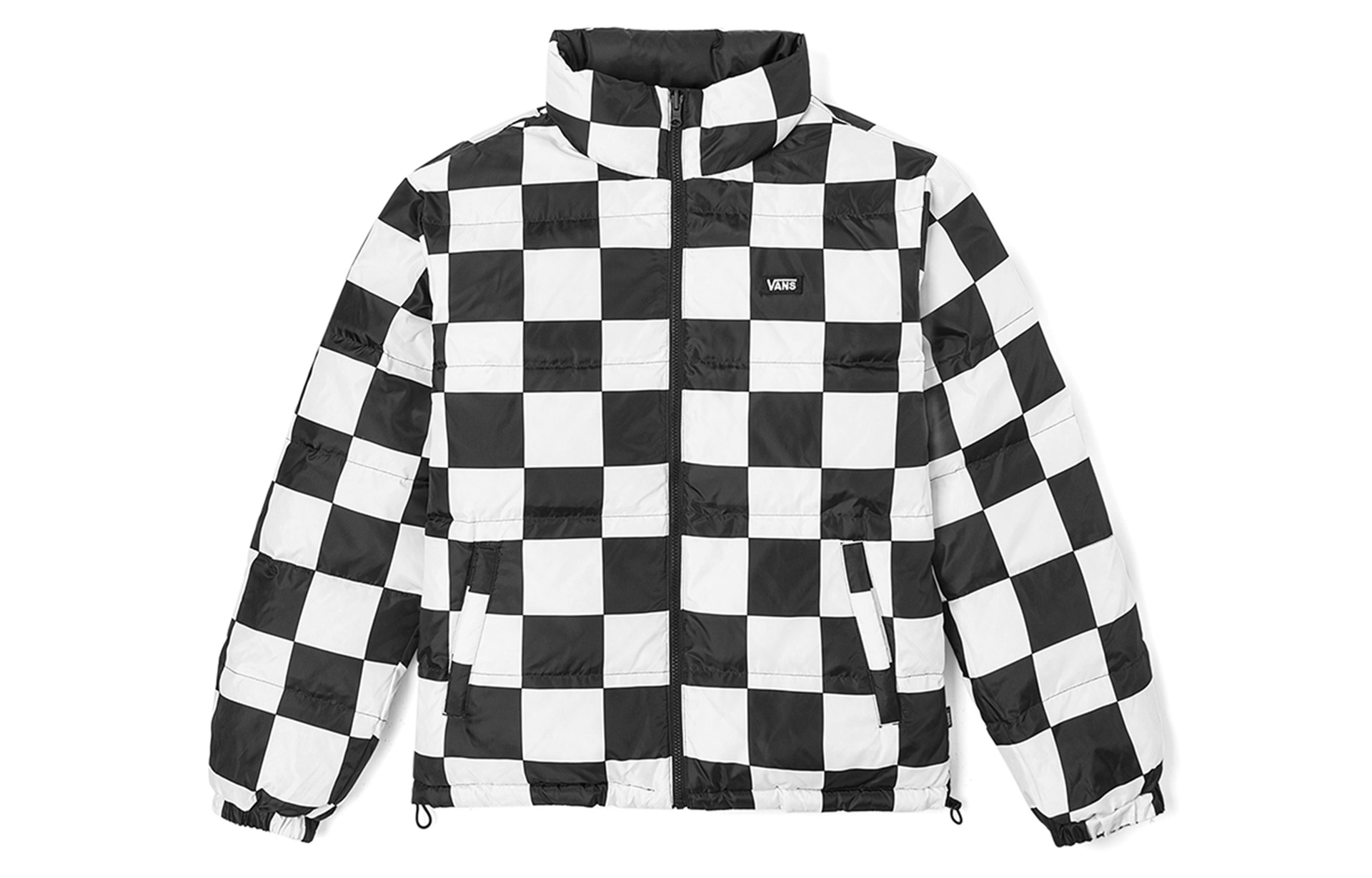 Vans Reversible Checkered Long Sleeve Puffer Jacket