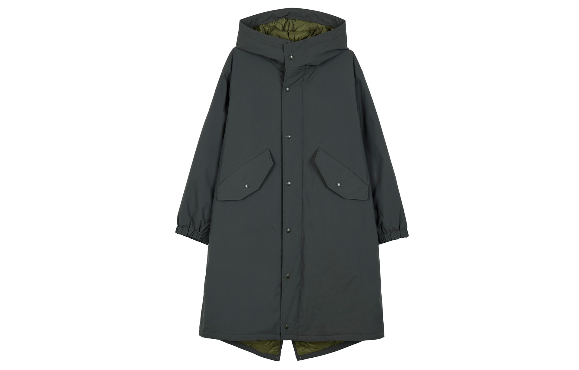 UNIQLO x EG Hooded Coat Deep Green