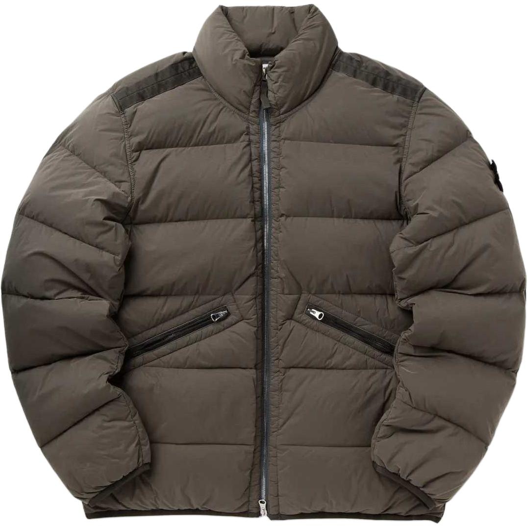Stone Island FW24 Slim Zip Jacket Light Brown