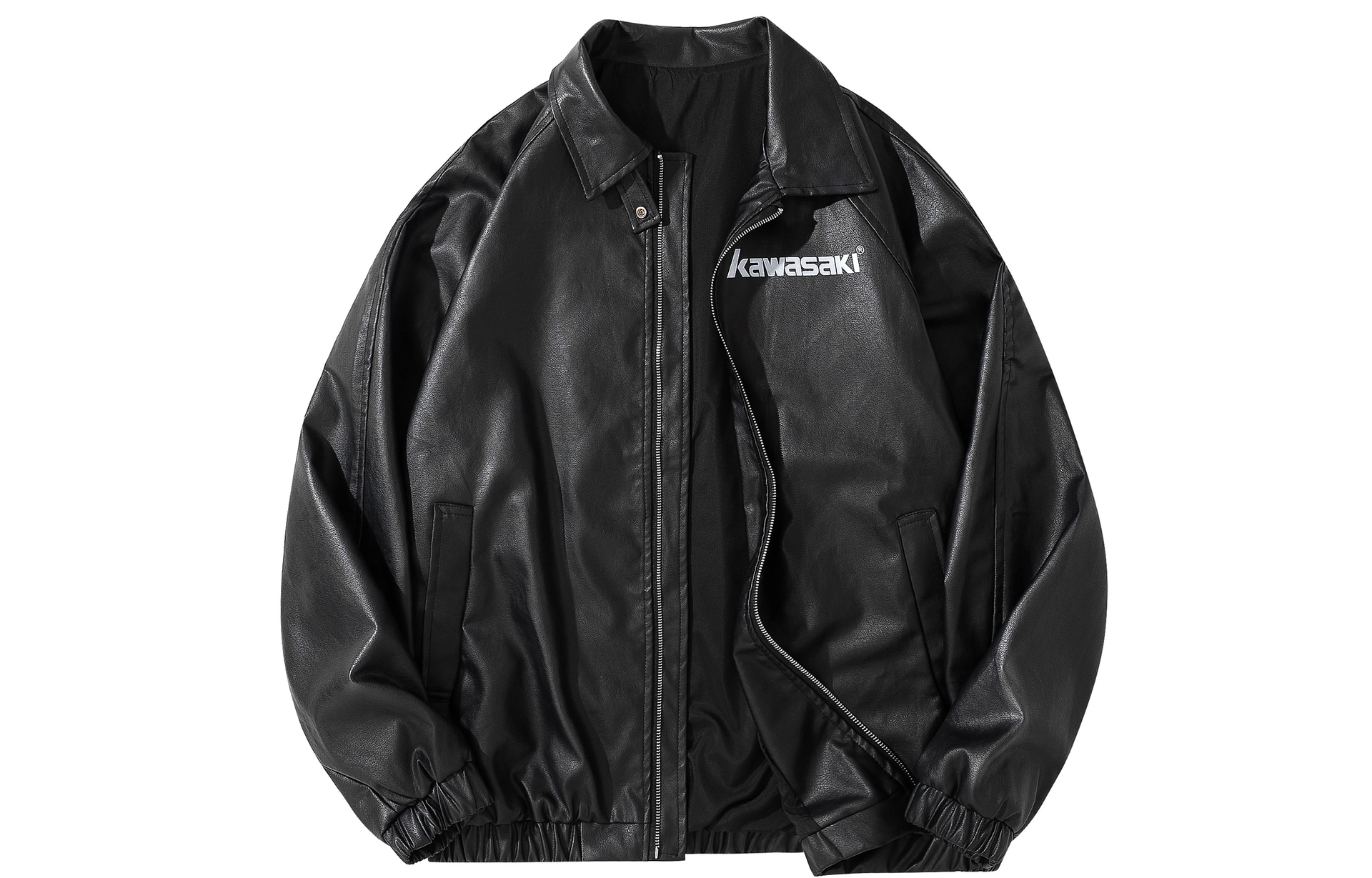 Kawasaki/川崎 Kawasaki PU Leather Jacket
