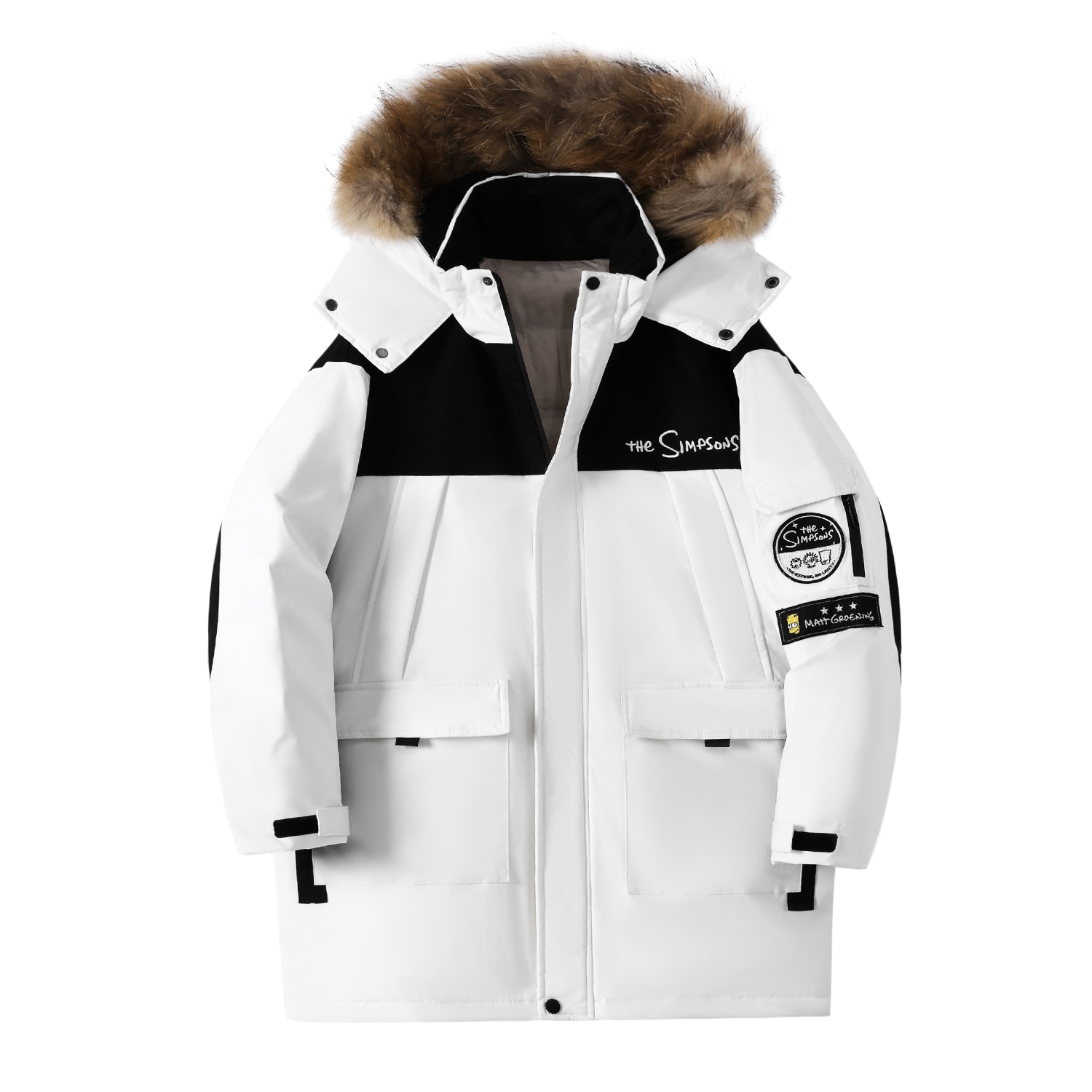 The Simpsons/辛普森一家 The Simpsons Outdoor Hooded Down Jacket