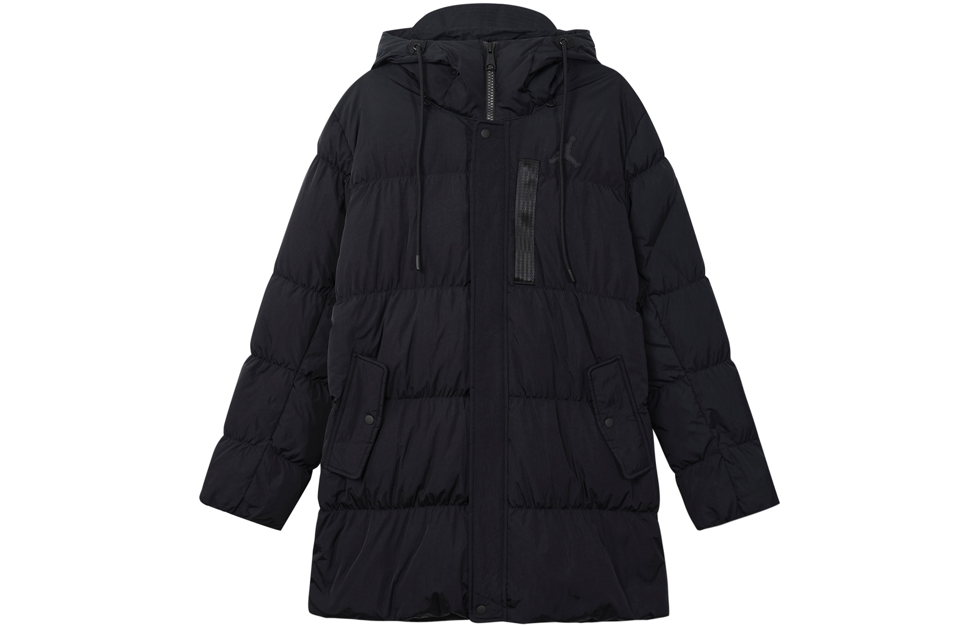 Jordan Logo Zip Hoodie Jacket Black