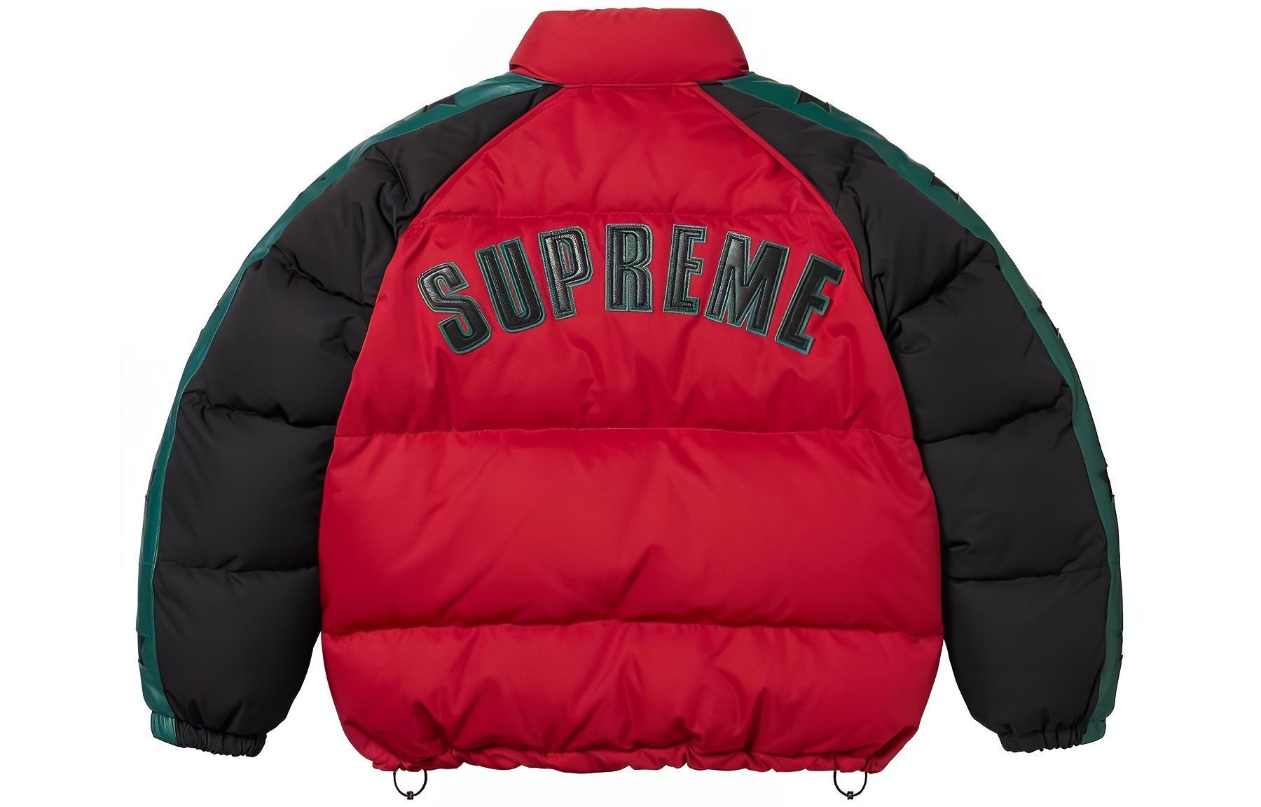 Supreme Star Sleeve Down Puffer Jacket