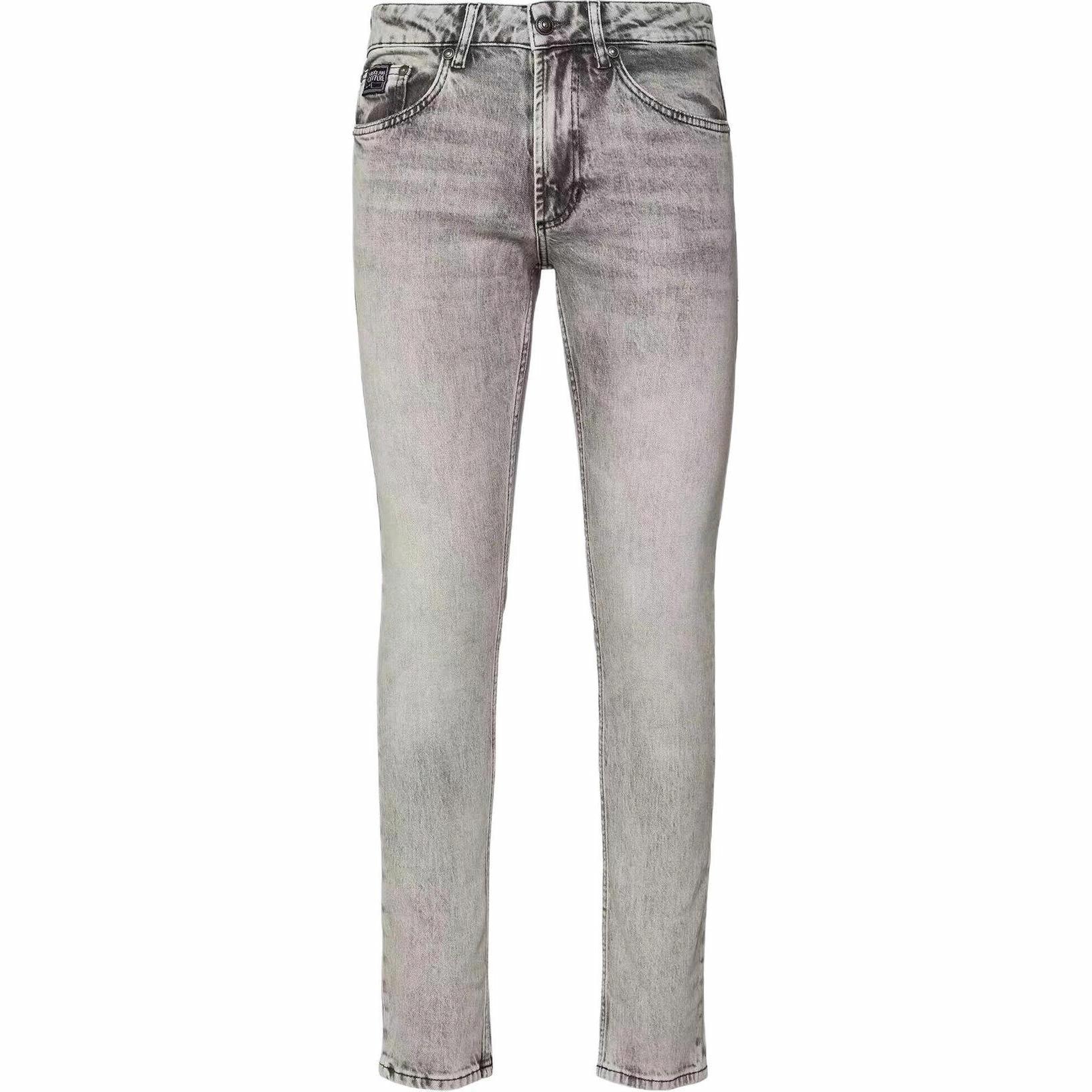 Versace Jeans Couture Straight Zip Jeans Gray