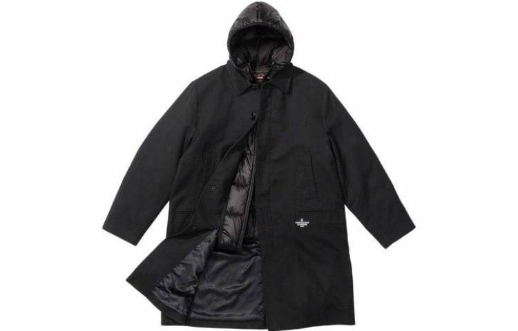 Supreme Trench Puffer Jacket Black