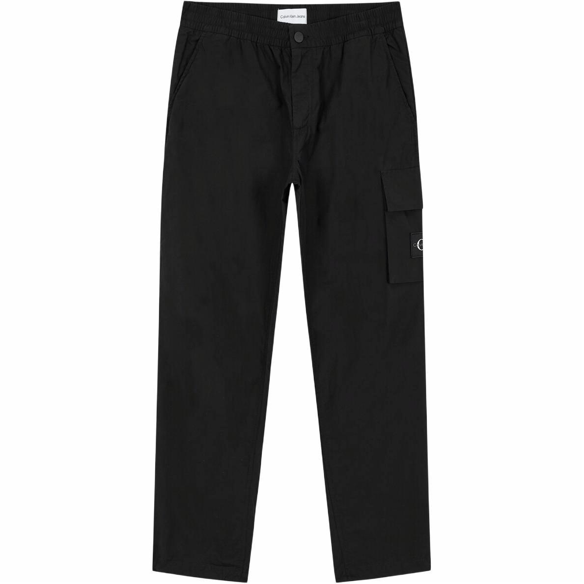 Calvin Klein Straight Cargo Pants Black